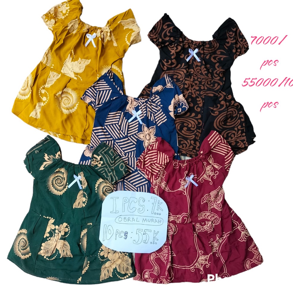 Obral 55 1 pcs Baju Anak Usia 12 TahunBahan Rayon Daster Harian AnakPakean Anak Murah Umur 12 Tahun 