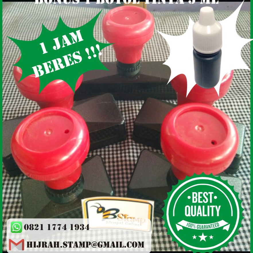 

KP8 Cetak Stempel Flash Persegi 2 cm BONUS TINTA