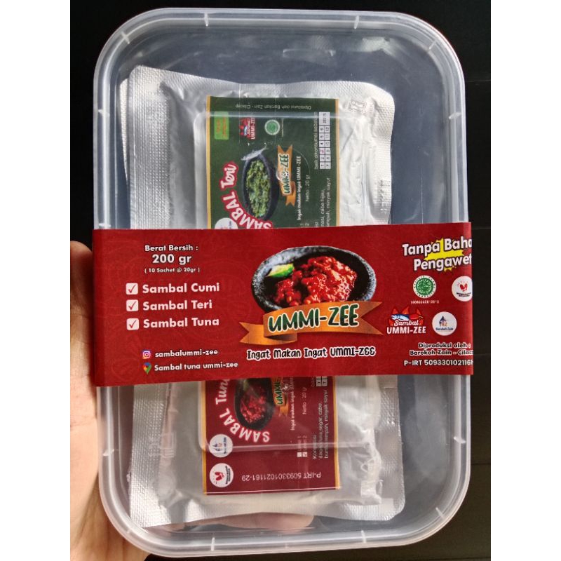 

Sambel Ummi Zee Box isi 10 sachet 20gr