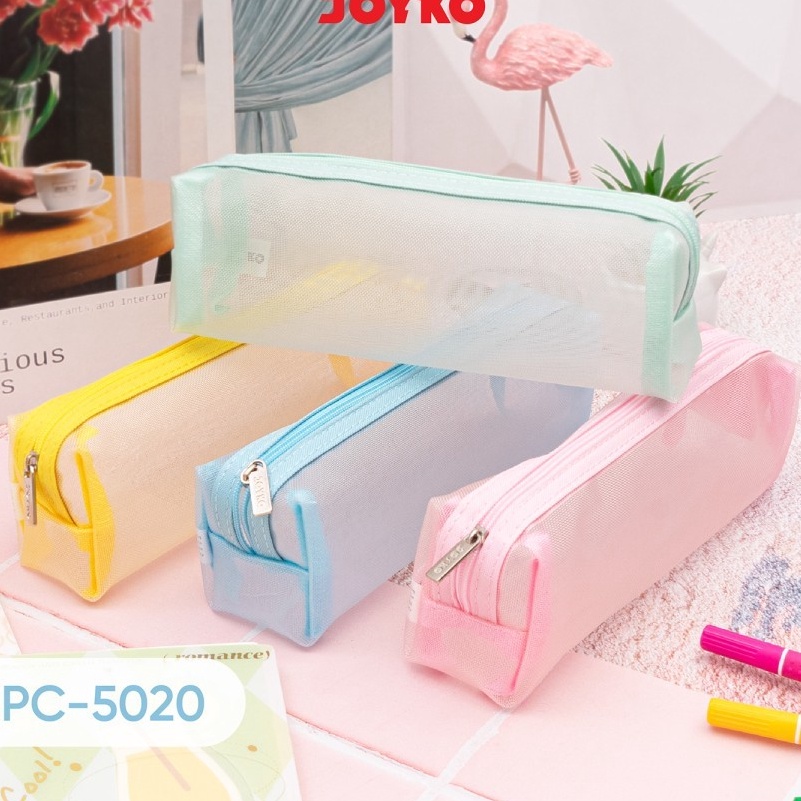 

HJ6 Pencil Case Joyko PC52 Pastel Kotak Tempat Pensil Alat Tulis Resleting