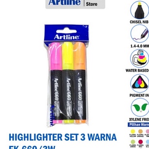

HJ6 ARTSpidol Hhlhter Set 3 WARNA ARTEK66 SET 3 WARNA ISI 3