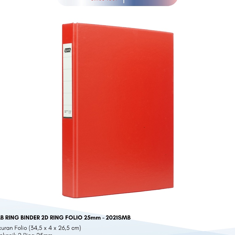 

Cepat SMB Ring Binder Folio 2 Ring DType SMALL SIZE 25 mm