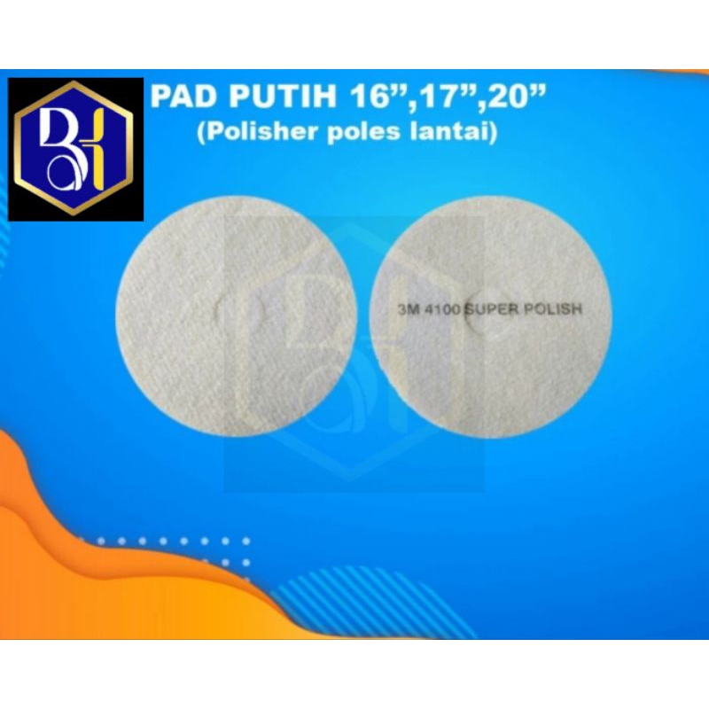 3M Foam Pad Busa Poles Poles/Super Polish 3M Merah & Putih - 16"