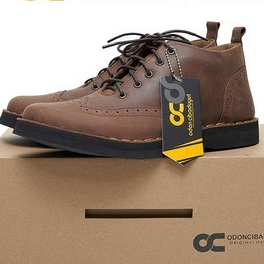 ODON CIBADUYUT SEPATU KASUAL PRIA OC MARVELO BOOTS  KULIT ORIGINAL