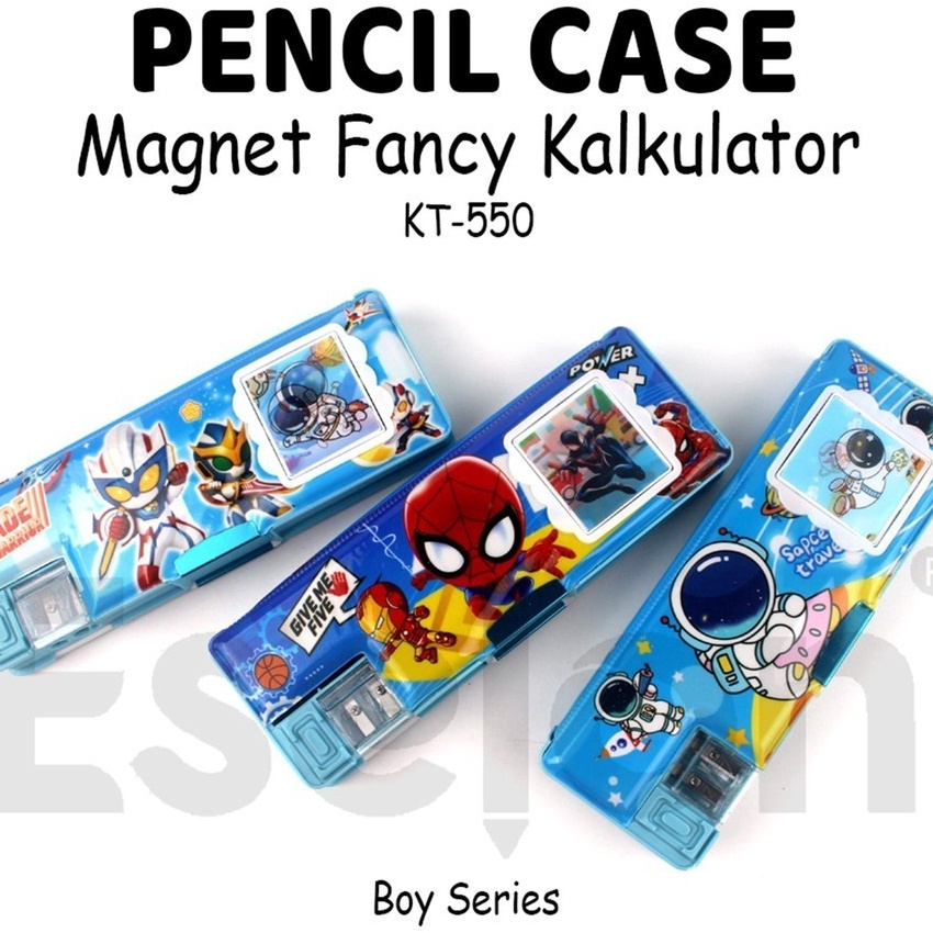 

KF7 MaxMart Kotak Pensil Magnet Kalkulator Rautan KT55 Tempat Pensil Magnet