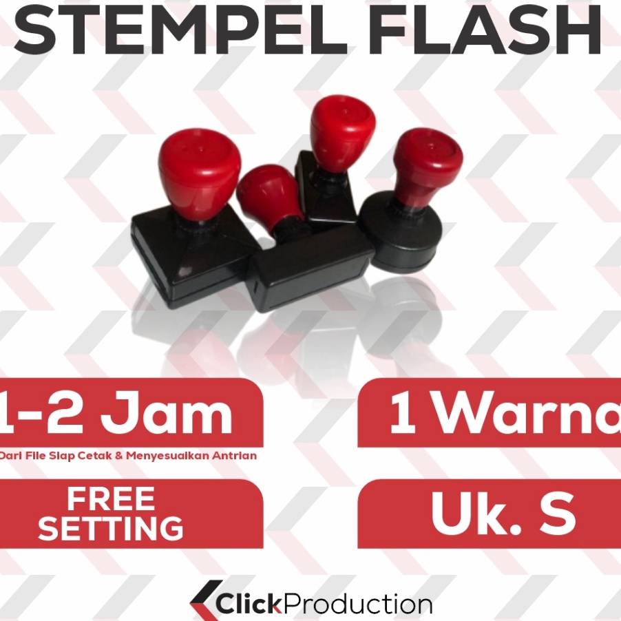 

KF7 STEMPEL FLASH STEMPEL OTOMATIS UKURAN S