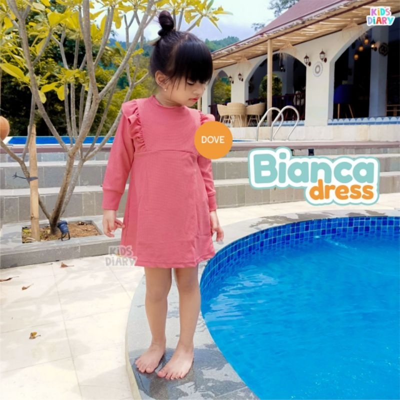 Dress anak waffle uniqlo