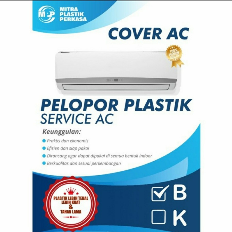 PLASTIK CUCI AC 1/2 PK SAMPAI 1 PK / PLASTIK CUCI AC 1/2PK SAMPAI 2 PK UKURAN BESAR