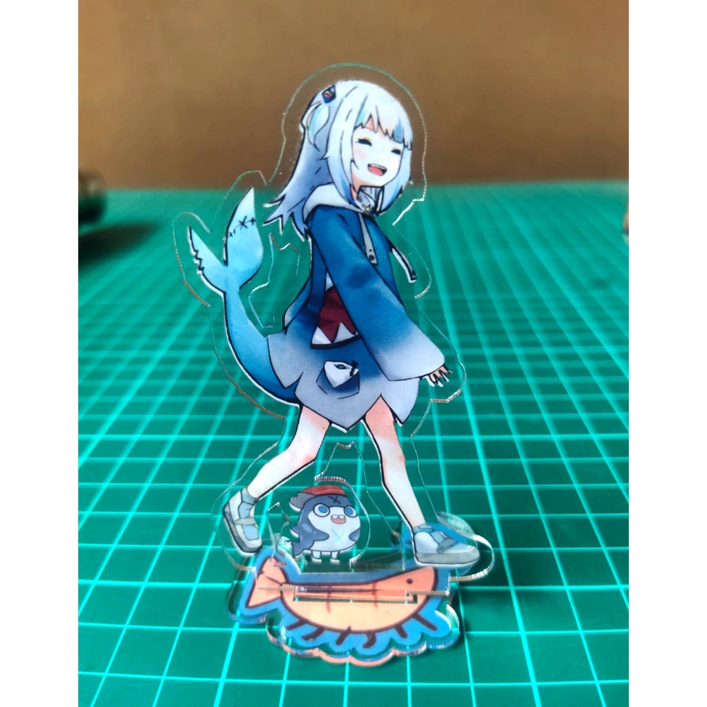 Standing Figure Gawr Gura Standing Akrilik Standing Acrylic Premium HD Super Quality Standing Acryli