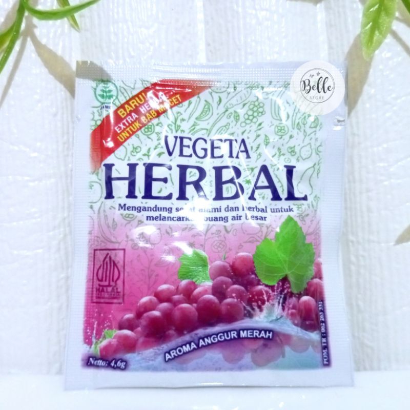 

Vegeta Herbal Serat diet rasa Anggur 1 sachet harga per SACHET