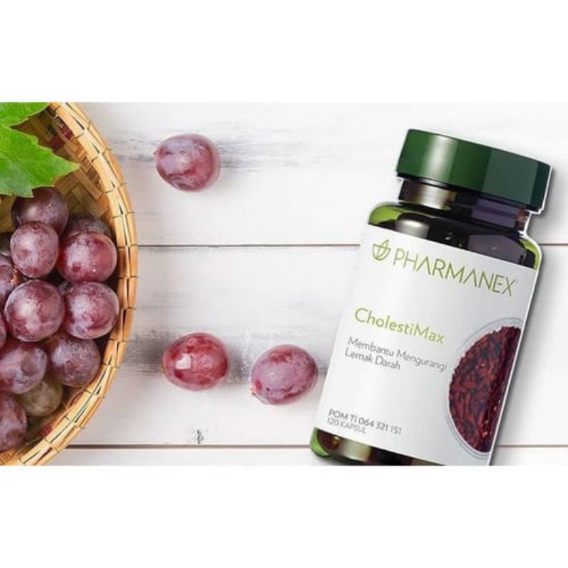 

cholesti max - colestimax pharmanex - kolestimax - choledtimak nu skin - suplemen herbal penurun kolesterol