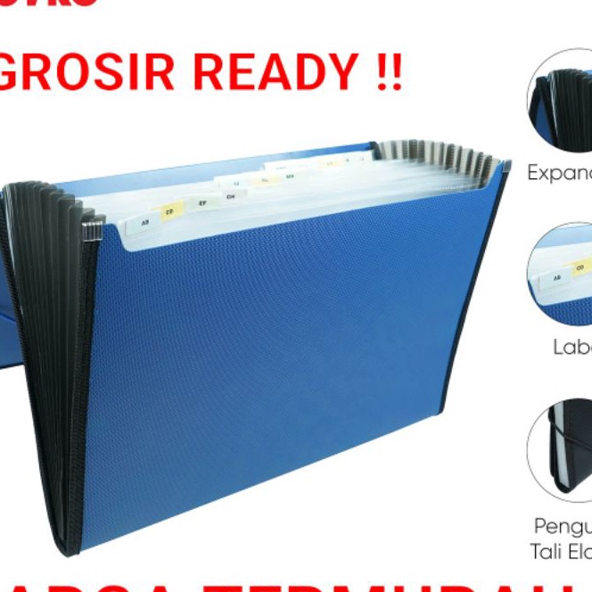 

Limit JOYKO EXPANDING FILE FOLIO F4 13 POCKETS MAP HARMONIKA SERBAGUNA ORGANISER DOKUMEN EF2538