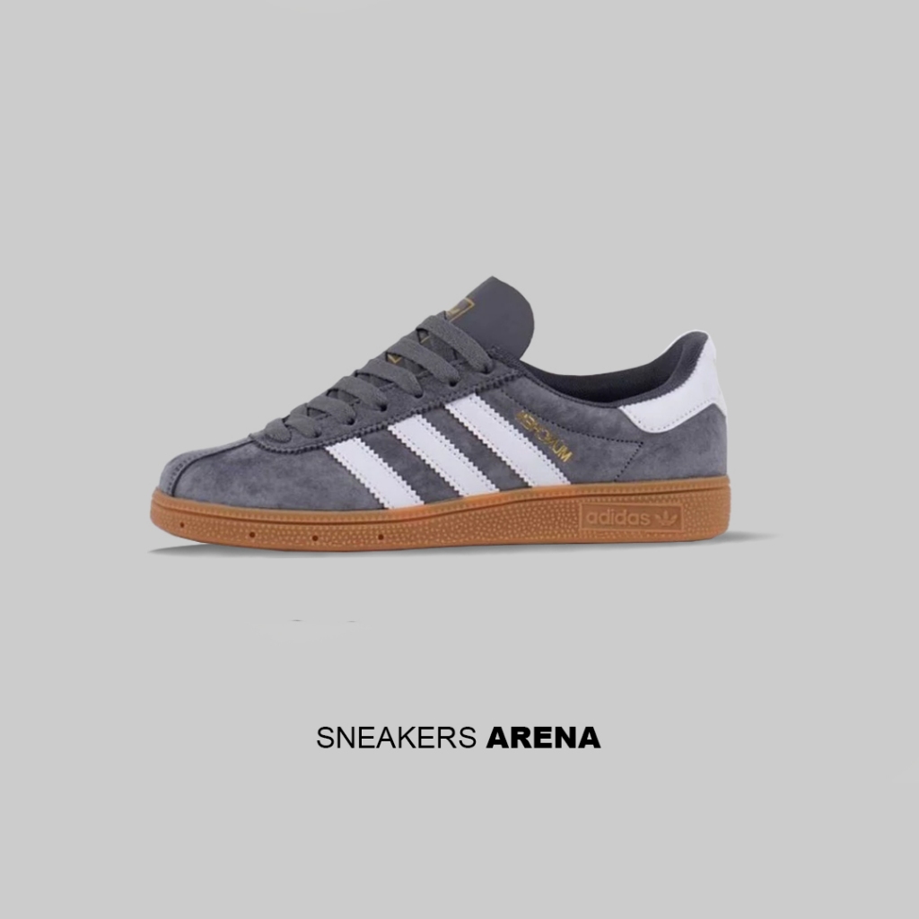 Adidas Munchen Grey White Gum