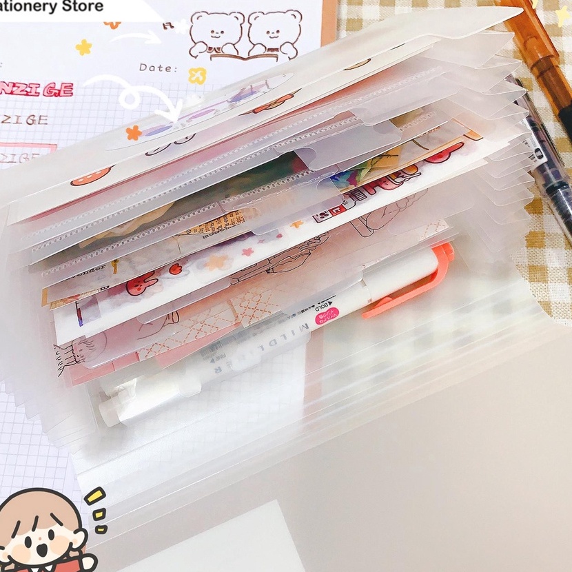 

KI3 Winze Stiker storage bag Expanding File Map Harmonika Giro 13 Pocket 7 Pocket