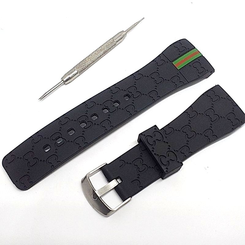 Strap Tali Jam Tangan Gucci 26mm Tali Jam Gucci Analog Model Spring bar