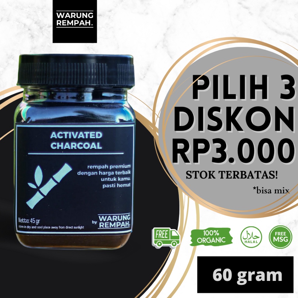 

Pesan sekarang Activated Charcoal Arang Aktif