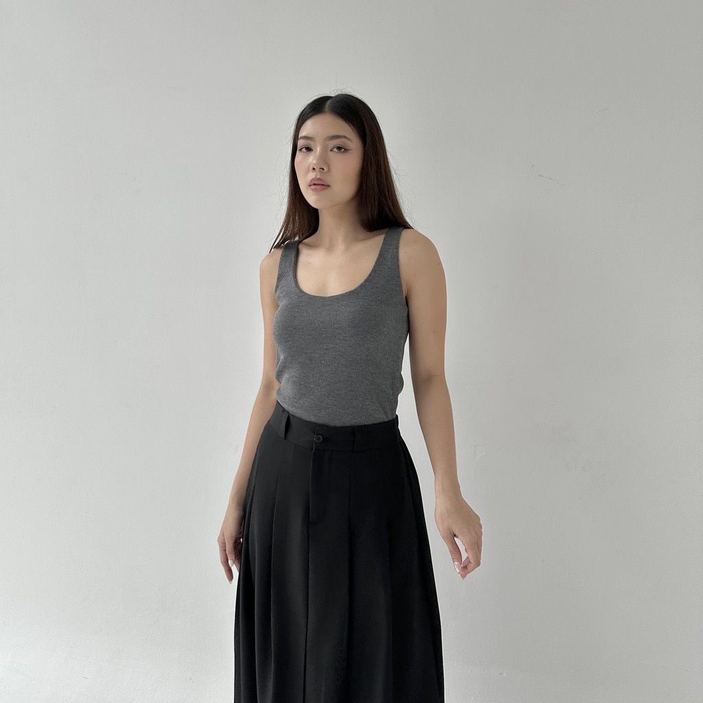 tanktop wanita korean style /bahan adem nyaman /tanktop wanita kekinian slimfit atasan cewek stylish