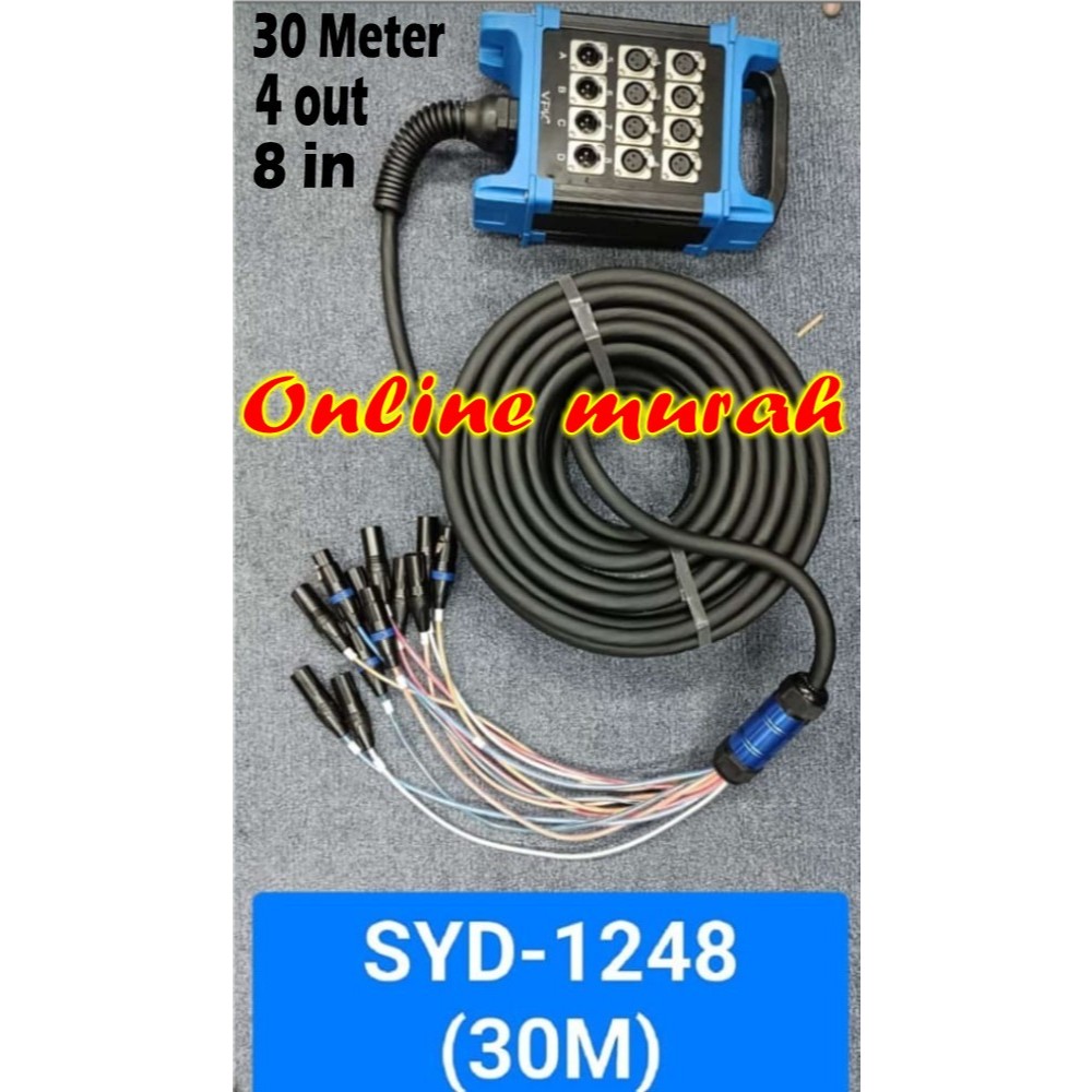 snack kabel vpk 1248 8 in 4 out 30 meter original