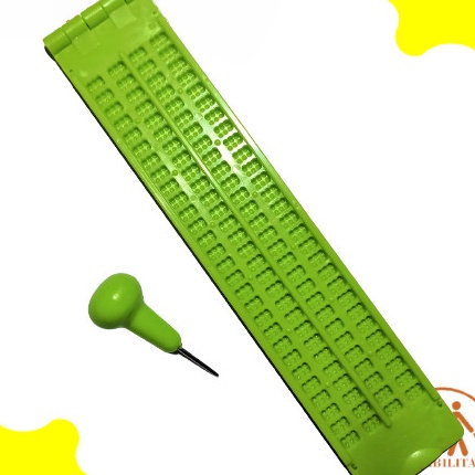 

Bonuskan RLET REGLET BRAILLE SIZE KECIL REGLET ALAT TULIS TUNANETRA 4 BARIS STYLUS