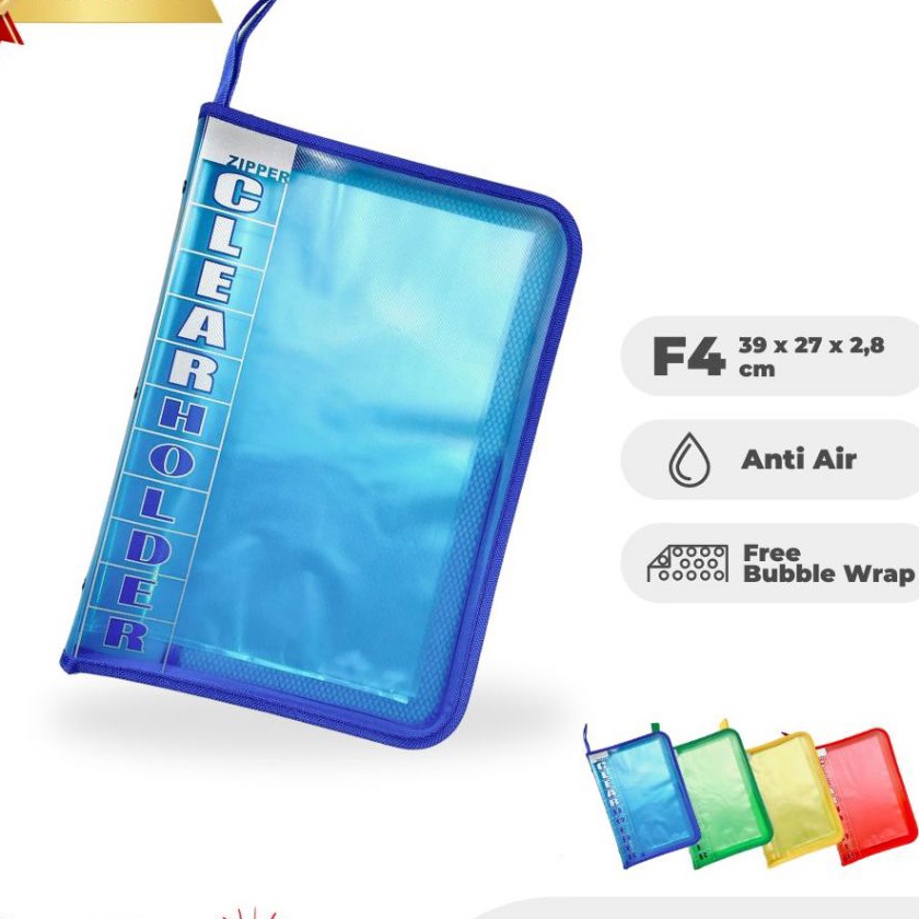 

Hot TOPLA Clear Holder 555 Dokumen Keeper resleting map ijazah rapor ukuran F4 isi 1246 File