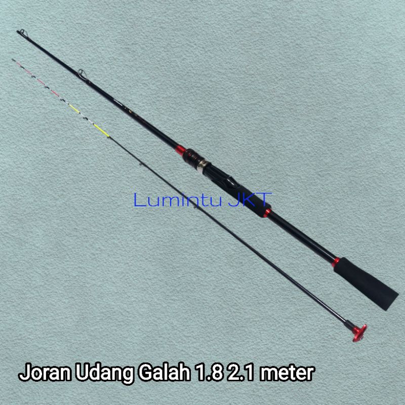 COD Joran Pancing Udang Galah Sambung Carbon Fiber 2 Segment
