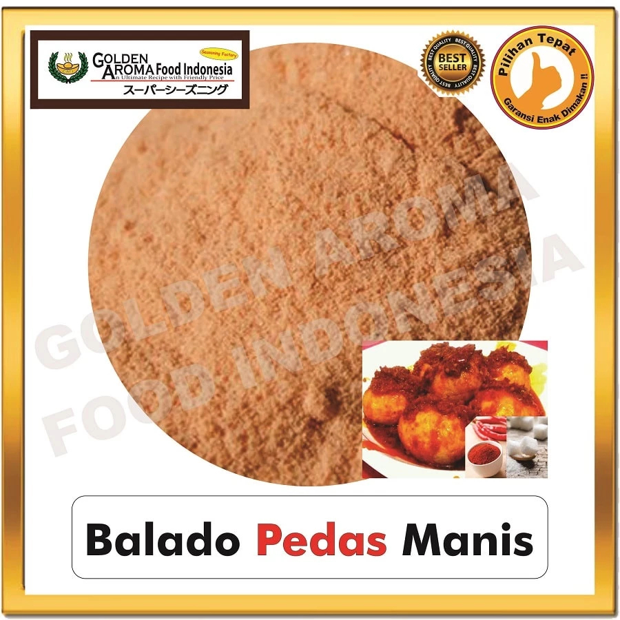 

Bumbu Tabur Rasa Balado Pedas Manis 1Kg, Jual Bubuk Tabur Balado Pedas Manis Murah Enak Aman Terbaik