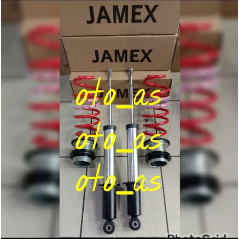 shock coilover jamex stell ceper / STD jazz RS / new jazz 2009 -  2013 belakang