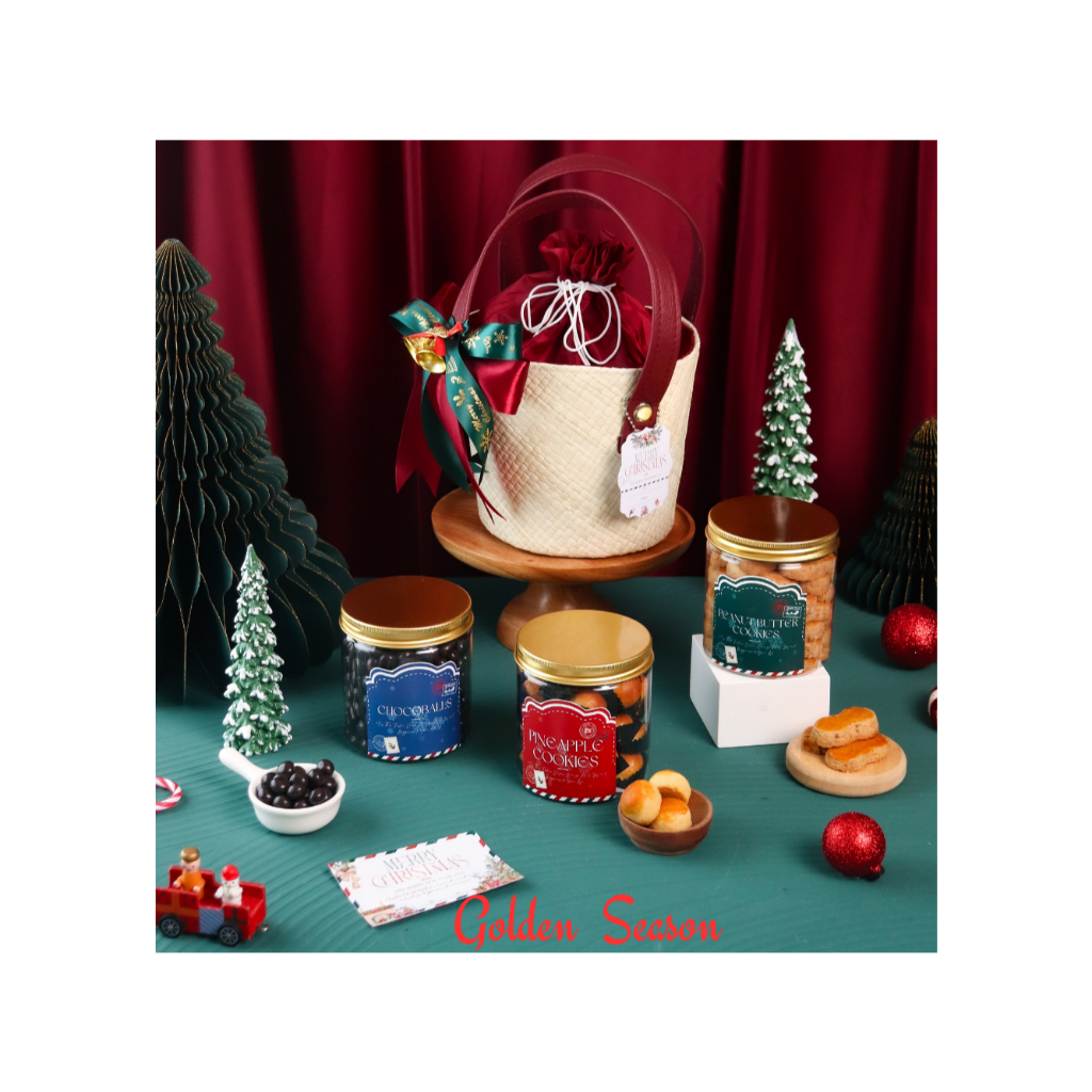 

Hampers Keranjang Natal Unik isi Coklat dan Kue Kering - Tas Christmas Hampers Lucu