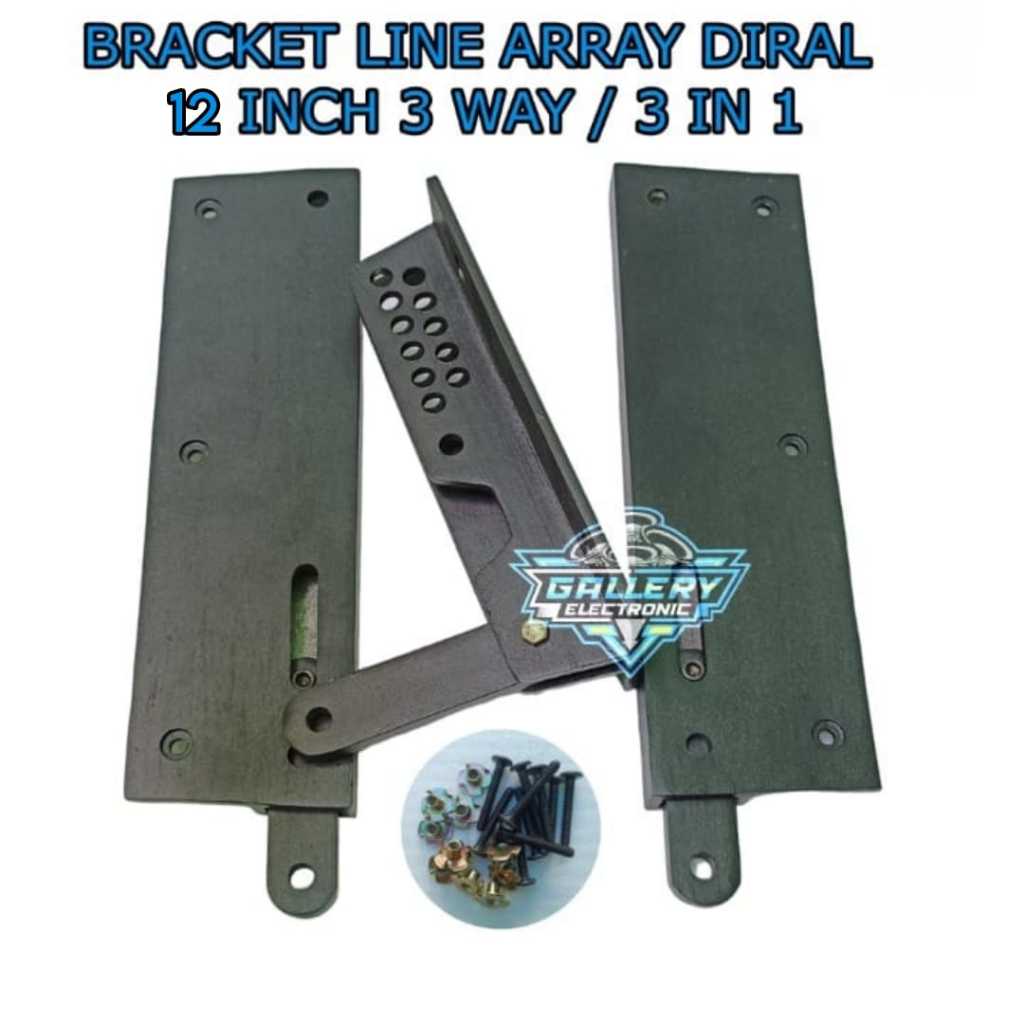 Bracket Line Array Diral 3 in 1 Ukuran Box Speaker 12'' 3 WAY / Breket 12 inch 3x1 Berkualitas