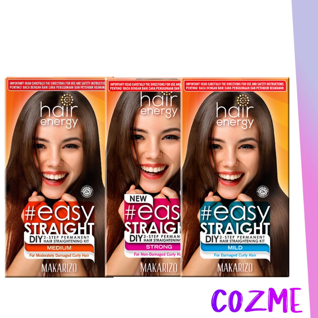 MAKARIZO Hair Energy Easy Straight Diy Pelurus Rambut Series