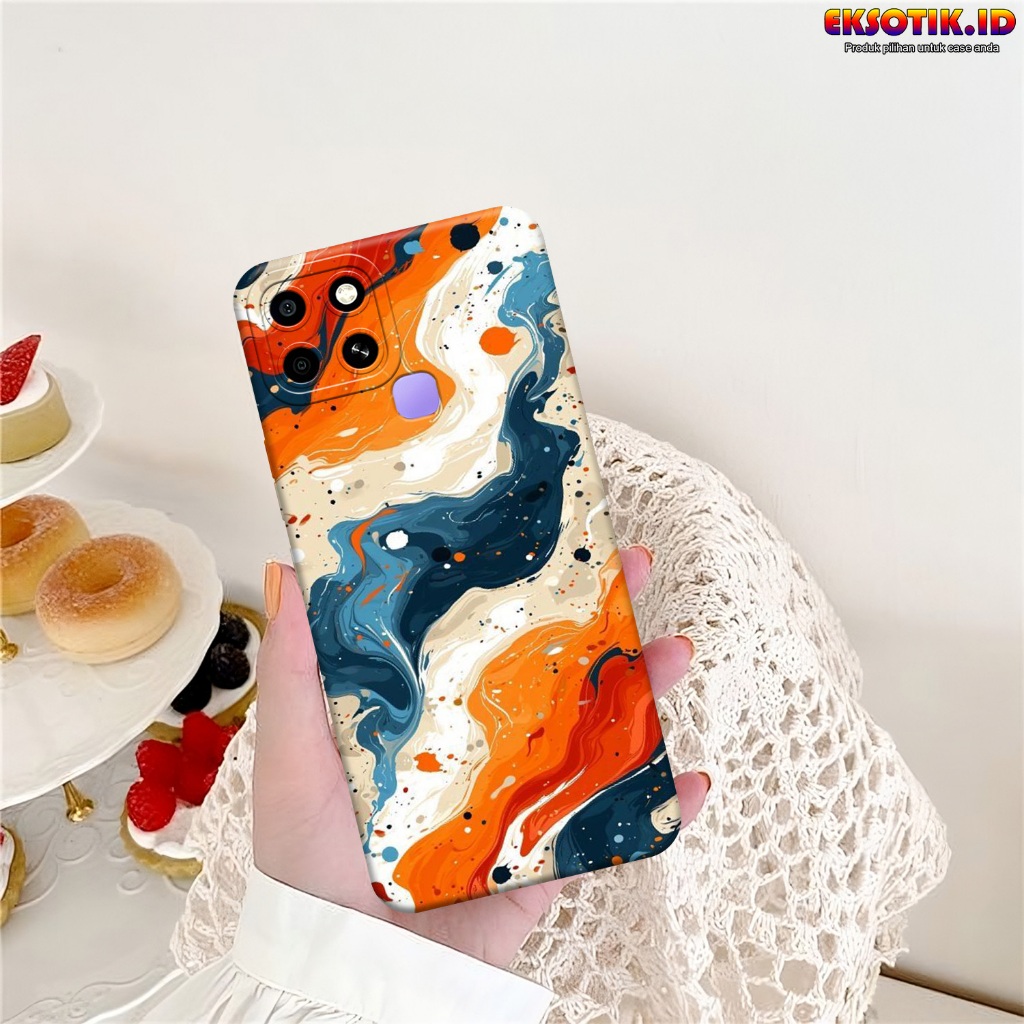 Case Infinix Smart 6 - Casing Infinix Smart 6 - Fashion Case - Silikon Infinix Smart 6  - Motif Kere