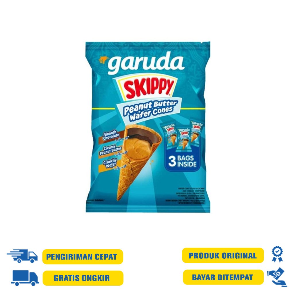 

SKIPPY PEANUT BUTTER CONES 45 G.R