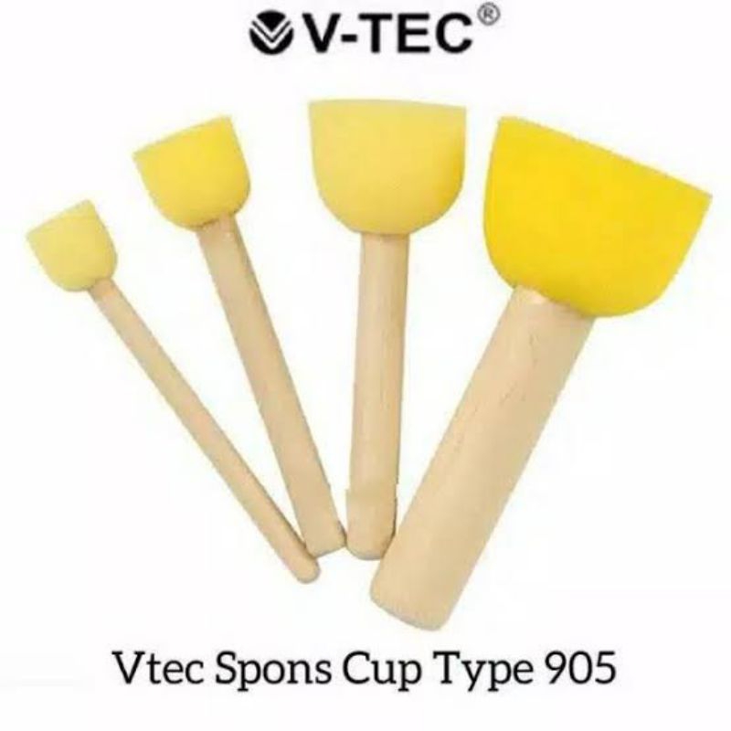 

V-TEC Spons Cup Type 905 [Isi 4 Pcs]