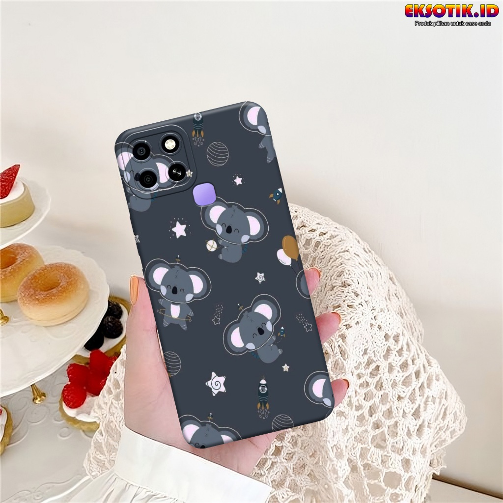 Case Infinix Smart 6 - Casing Infinix Smart 6 - Fashion Case - Silikon Infinix Smart 6  - Motif Kere