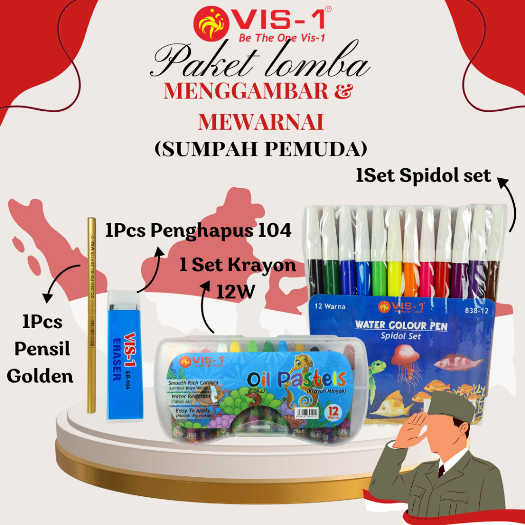 

20 OKT-20 NOV !! / PAKET LOMBA MENGGAMBAR VIS-1 OKTOBER 2024