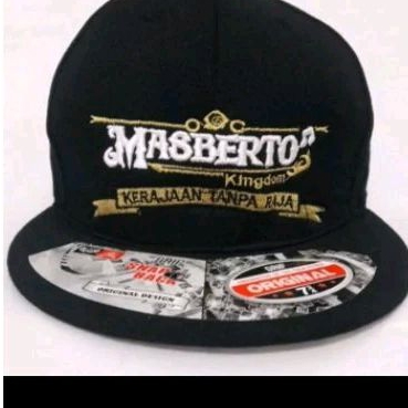 TOPI MASBERTO KINGDOM KERAJAAN TANPA RAJA BORDIR BERKWALITAS ORIGINAL