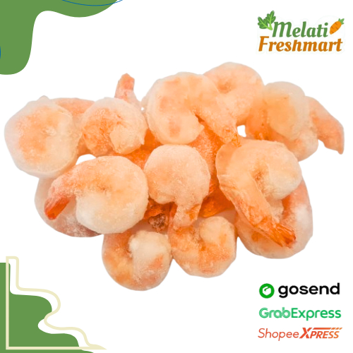 

Udang Kupas Merah ± 500gr Frozen (isi 12 pcs - 18 pcs) - Melati Freshmart