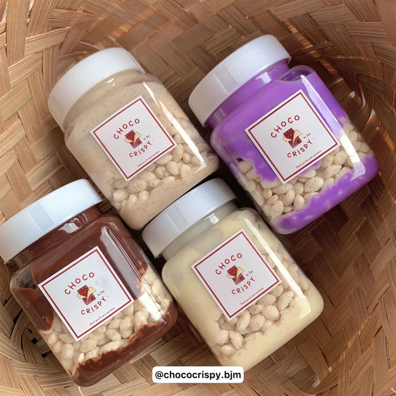 

CRUNCHY CHOCO JAR/COHOCOJAR/COKLAT LUMER/RICE CRISPY