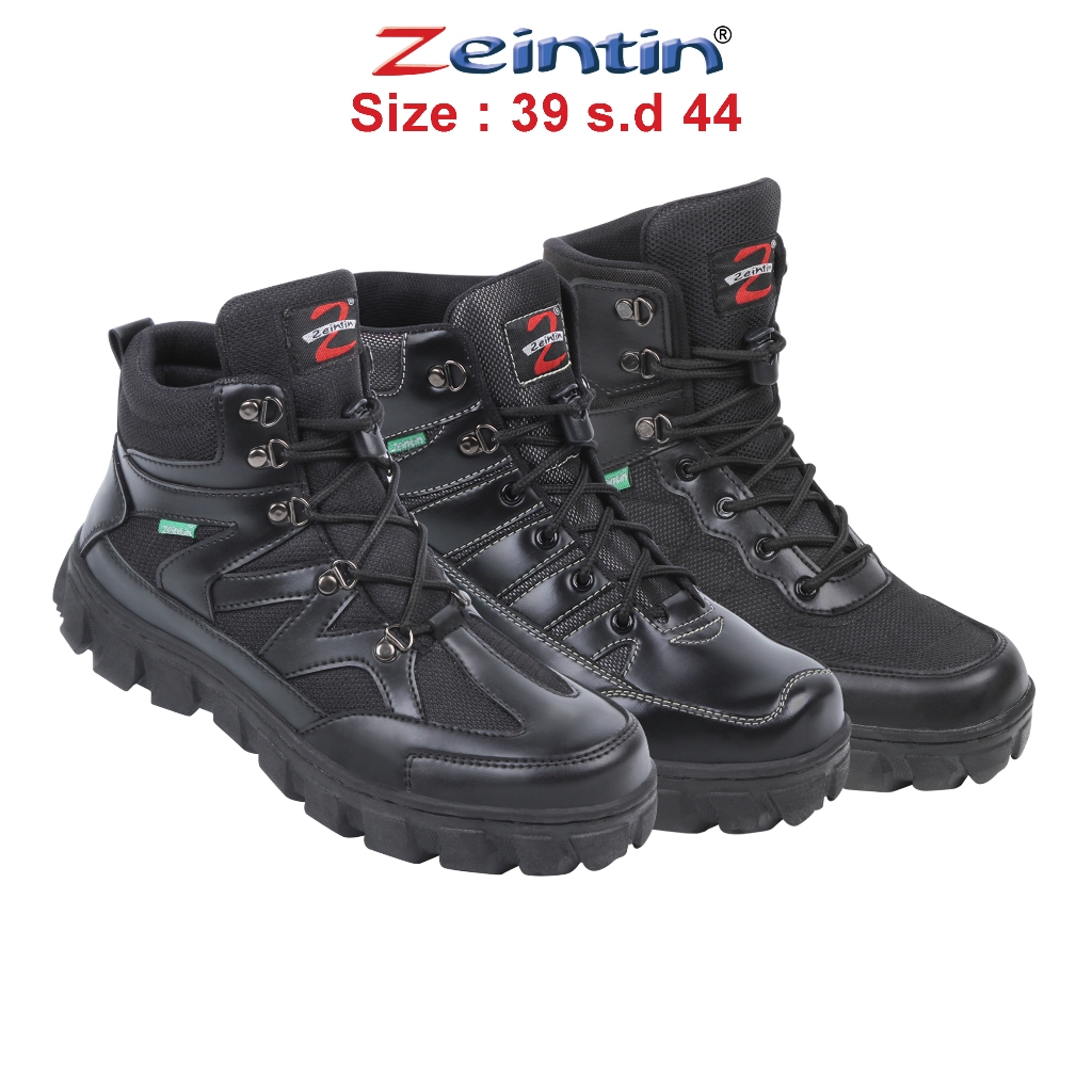 Zeintin - Sepatu Safety Boot Sepatu Hiking Pria Tracking Sepatu Kerja Outdoor SD