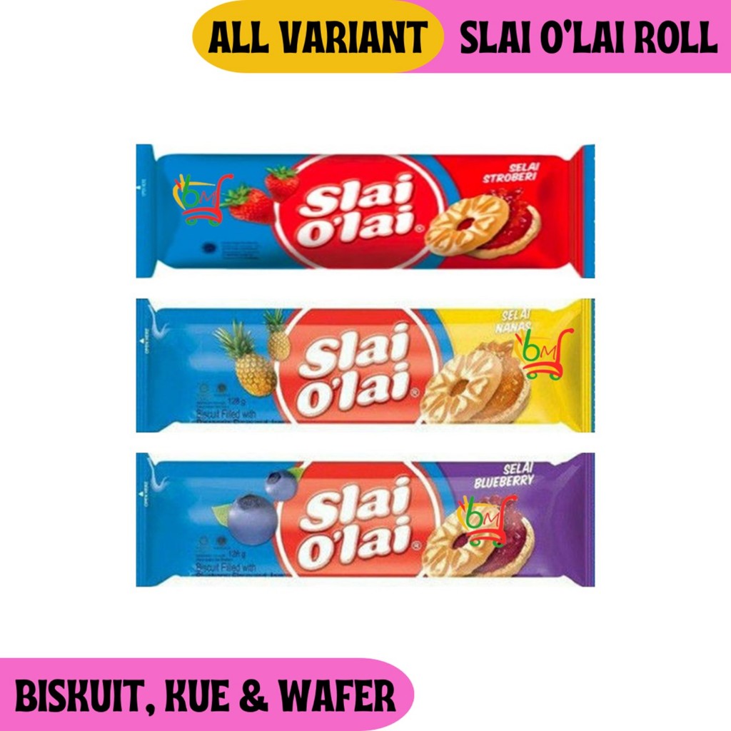 

Slai Olai Roll Biskuit Sandwich Selai All Variant