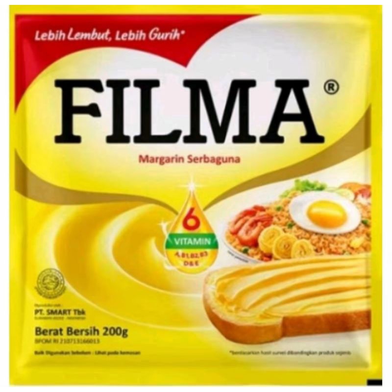 

RB22 Filma Margarin 200gr Paket 10 Pici Vitamin Kaya