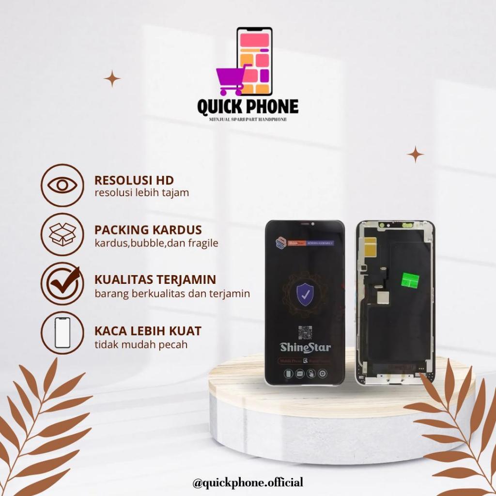 LCD IPHONE 11 PRO MAX BLACK S.STAR ( Free Lem & Obeng set )