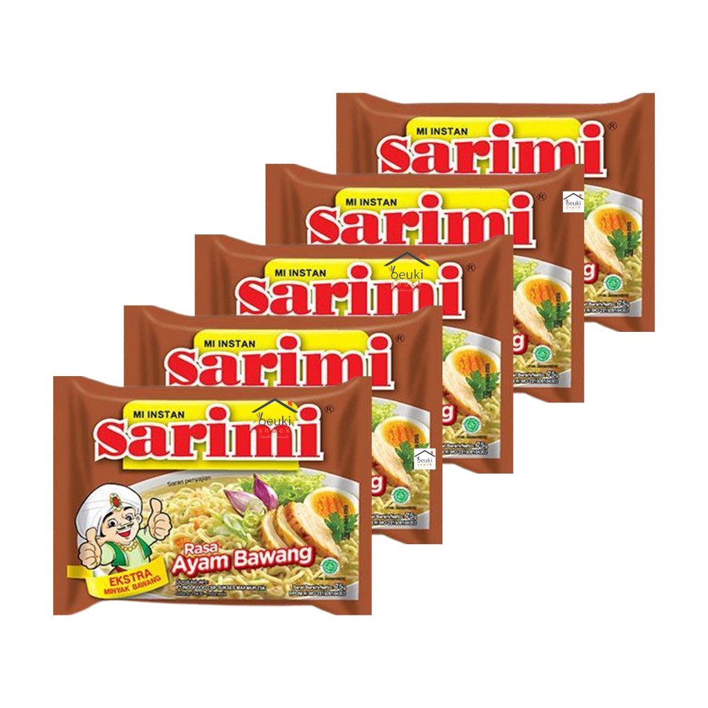 

5PCS Sarimi Ayam Bawang Mie Instan Kuah