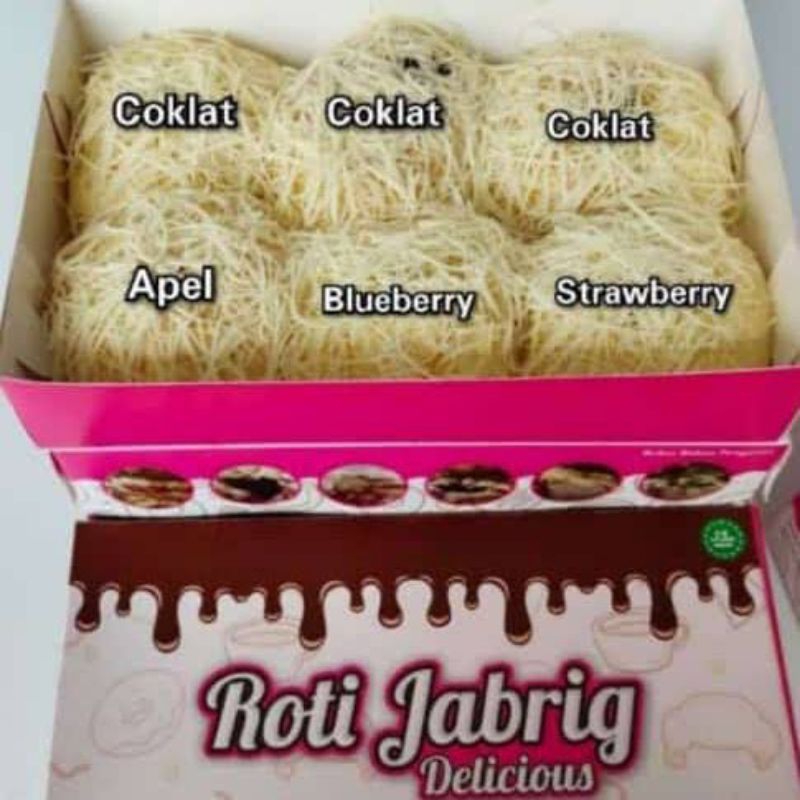 

Roti Jabrig Delicious khas Bandung Varian rasa