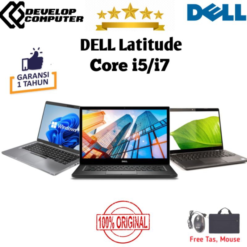Laptop Dell latitude Core i5/i7 Ram 16GB MULUS BERGARANSI 1TAHUN