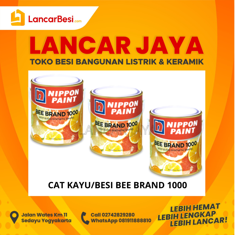 Cat Kayu & Besi Bee Brand 1000 Nippon Paint