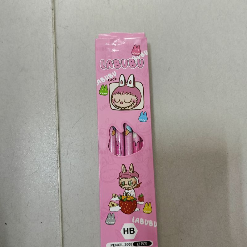 

Pensil HB Anak Tema Labubu (Isi : 12 Pcs / Pack)