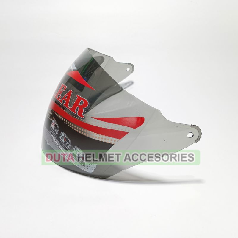 Kaca helm GM FHTER visor helmet gm evo motif koran bening hitam silver pelangi
