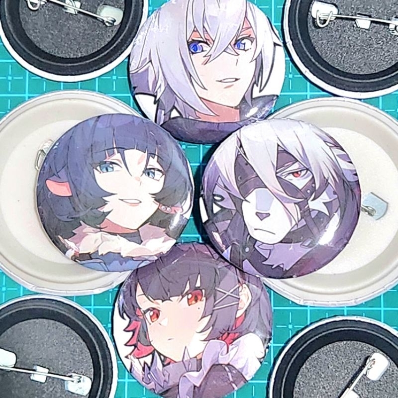 Zenless Zone Zero - Pin Up Button / Pin Press Peniti Unofficial 44mm / 58mm [Profile Avatar ver] ZZZ