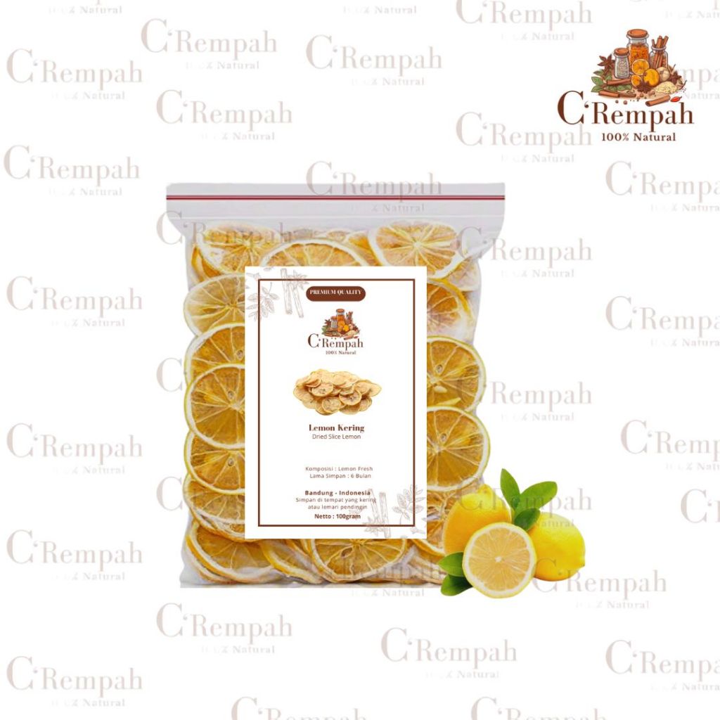 

Dried Lemon slices 1 Kg | Lemon Kering iris 1 kg